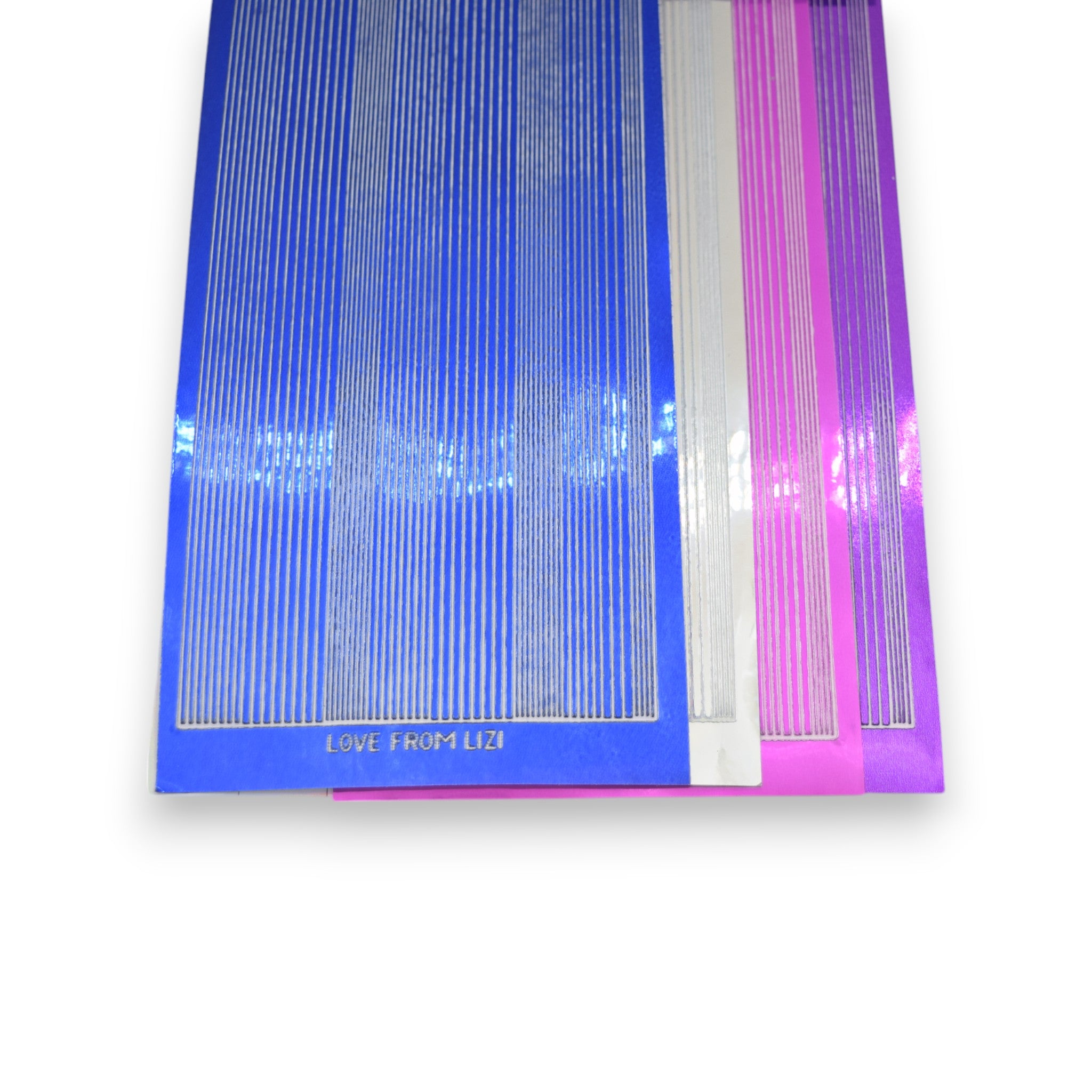 Bugs & Kisses - Pin Stripe Peel-Off 4 Pack